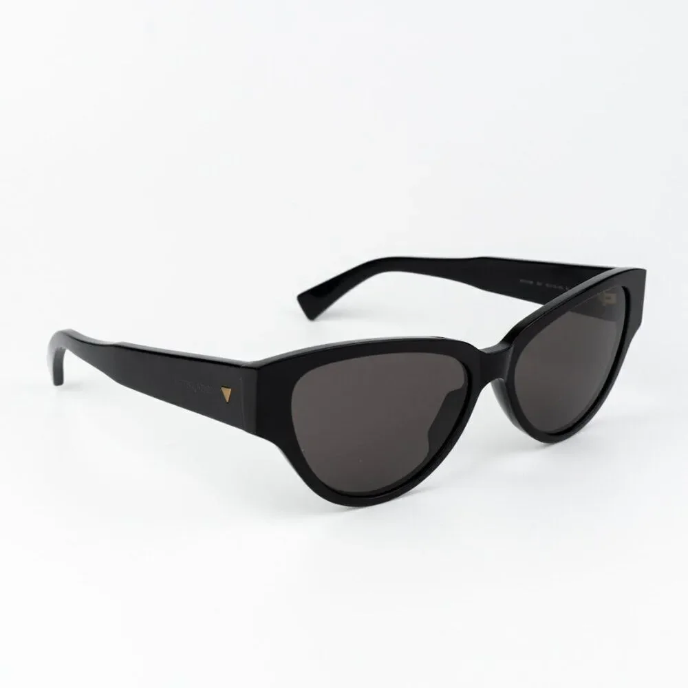SALE! Bottega Veneta Women Sunglasses Black Grey Cat Eye BV1319S 001 BRAND NEW